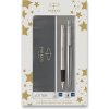 Parker 1501/1563258 Jotter Stainless Steel CT súprava plniace pero a guľôčkové pero