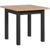 Wilsondo Rozkladací jedálenský stôl Mixi 8 80-160x80 - artisan / čierna