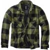 Bunda Brandit Lumberjacket - zelená-čierna, 4XL