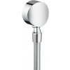Hansgrohe FixFit - Nástenné kolienko S so spätným ventilom a guľovým kĺbom, chróm 27506000