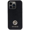 Guess 4G Strass Metal Logo kryt pre iPhone 15 Pro - čierny 3666339150747 - možnosť vrátiť tovar ZADARMO do 30tich dní