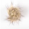 Takoy Brmbolec premium z umelej kožušiny 8-9cm farba mix béžový vlas-NS-11291