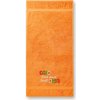 Uterák/osuška s výšivkou vzor Furt dačo!- možnosť doplniť vlastný nápis Farba: A2 - mandarínková oranžová, Dodatočný nápis: vlastný nápis - doplniť do poznámky, Rozmer: Osuška 140x70cm
