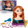 FROZEN ANNA veľká hlava na styling česania XL BÁBIKA Ľadové kráľovstvo