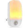 Nedis LNLW10WT- LED Noční Světlo do Zásuvky | Pohybový senzor | Denní / noční senzor | 0.55 W | 11 lm | Teplá Bílá LNLW10WT