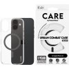CARE by PanzerGlass Urban Combat - Zadní kryt pro mobilní telefon - kompatibilita s MagSafe - termoplastický polyuretan (TPU), polykarbonát (PC), oleofóbní povrch - černá, průhledná - pro Apple iPhone