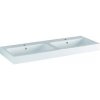 Geberit iCon - Dvojumývadlo, 120x49 cm, s KeraTect, biela 124120600