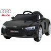 Elektrické autíčko Audi R8 SPORT EVA kolesá 12 V 2,4 GHz kožené sedlo, licencia čierna