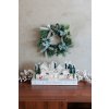 Veniec MagicHome Vianoce, prírodný, s mašľami a motýlmi, 35 cm