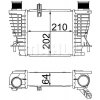 Chladič plniaceho vzduchu MAHLE ORIGINAL CI 264 000S (CI264000S)