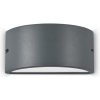 Exteriérové nástenné svietidlo Ideal lux 092423 REX-2 AP1 ANTRACITE 1xE27 60W IP44