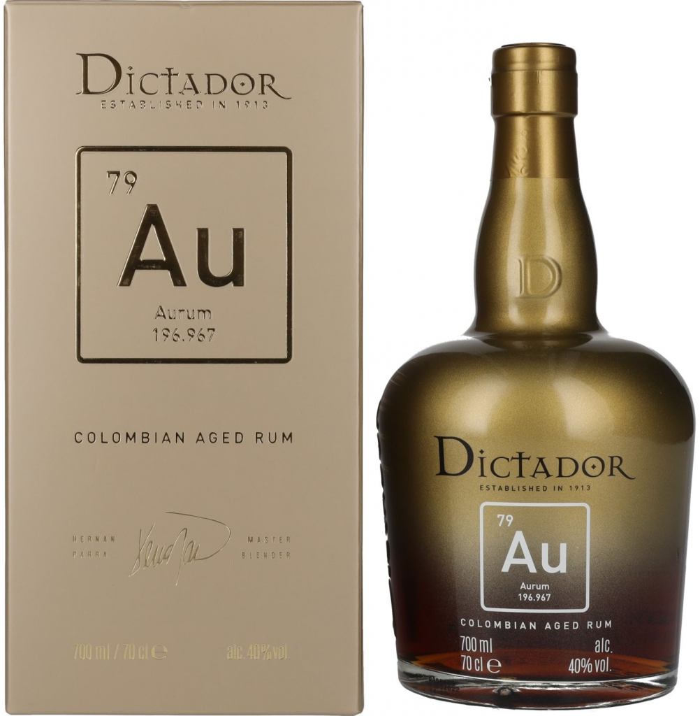 Dictador Aurum 40% 0,7 l (kartón)
