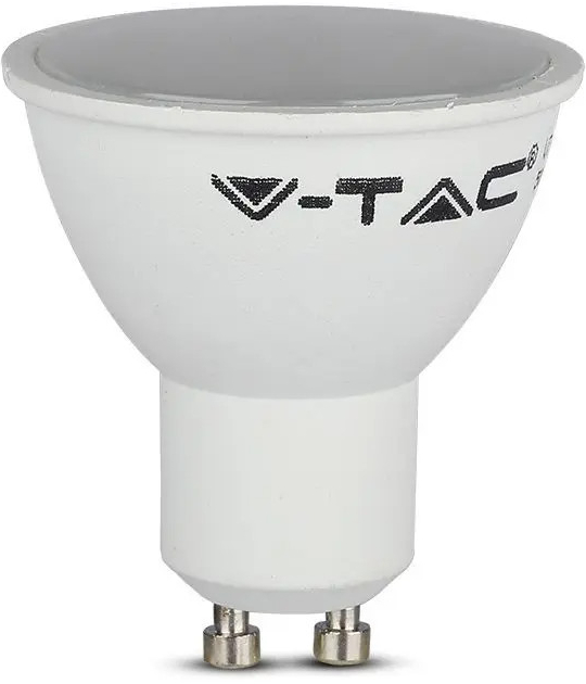 V-TAC LED žiarovka GU10 4,5W, 400lm, 100° Teplá biela 3000K