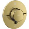 Axor ShowerSelect ID - Termostatická batéria pod omietku, na 2 spotrebiče, leštený vzhľad zlata 36750990