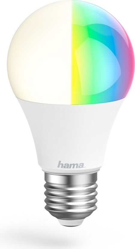 Hama SMART WiFi LED žiarovka, E27, 10 W, RGBW, stmievateľná
