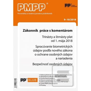 PMPP 9-10/2018 Zákonník práce s komentárom