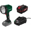 Parkside® Aku LED ručný reflektor 20 V Phla 20-Li A1 + Akumulátor 20 V/4 Ah PAP 20 B3 + Nabíjačka akumulátora 20 V/4,5 A PLG 20 C3 (800011536)