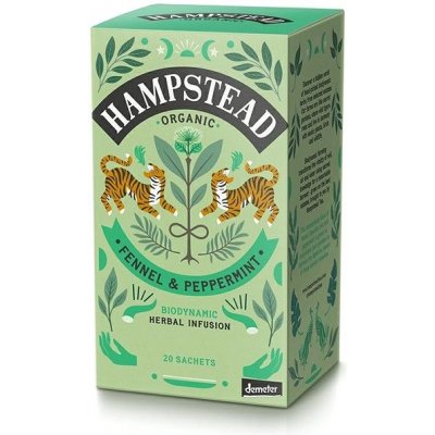 Hampstead Tea London Fennel & Peppermint BIO porciovaný čaj 20 ks