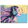 Vymalujsisam.sk Maľovanie podľa čísiel - Melódia duše Veľkosť: 40x60cm, Rám: Na kartónovej doske