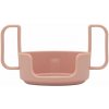 Ružové držadlo na detský hrnček Design Letters