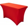 TENTino Elastický poťah EXTREME na skladací stôl 120-122x60 cm VIAC FARIEB Farba obrusu: ČERVENÁ / RED