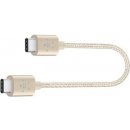 Belkin F2CU041bt06INGD USB-C, 15cm, zlatý