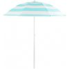 Slnečník DALIA 180 cm, 32/32 mm, s naklápacím kĺbom, modro-biely, plážový
