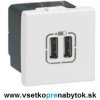 LEGRAND POP-UP modul MOSAIC - 2x USB nabíjačka (2x USB nabíjačka 5 V 1500 mA)