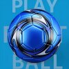 Futbalová lopta UEFA FIFA silná futbalová lopta tréning zápas modrá