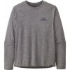 Pánske funkčné tričko Patagonia LONG-SLEEVED CAPILENE COOL DAILY GRAPHIC SHIRT - šedá L