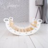 Montessori Furniture Montessori drevená hojdačka 5v1 Large white