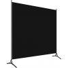 vidaXL Screen čierny 175 x 180 cm látka