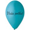 Svet balonku Balónik s textom - Tyrkysový 26 cm