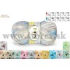 Pletacia priadza Elit Baby Mini Batik 32459 - odtiene modrej + biela