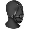 Ouch! Xtreme Head Harness with Solid Ball Gag Black