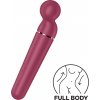 Masážna hlavica Satisfyer Planet Wand-er Berry, silikónová XXL vibračná masážna hlavica
