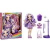 MGA - Rainbow High Fashion Doll Violet Willow so slizom a domácim miláčikom New 2024