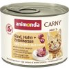 Konzerva Animonda Carny Adult hovädzie + kuracie + kačacie srdiečka 200g