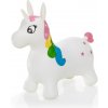 Zopa skákacie nafukovacie zvieratko Skippy unicorn white