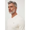 Bavlnený sveter Tommy Hilfiger béžová farba,tenký,MW0MW32022 XL