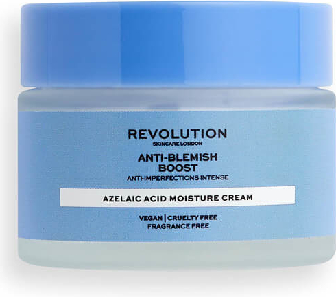 Makeup Revolution Skincare Anti Blemish Boost with Azelaic Acid krém na tvár 50 ml