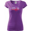 Cycling ekg - Dámske tričko Pure - S ( Fialová )