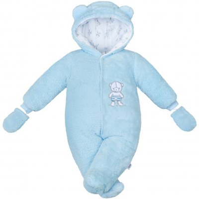 Zimná kombinézka New Baby Nice Bear modrá, veľ. 68 (4-6m)