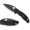Spyderco Manix 2 Lightweight Black Black Blade C101PBBK2