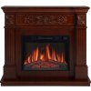 Stojanový krb s funkciou elektrického vykurovania ArtiFlame hnedý 1800 W 106,6 x 92,5 x 37 cm