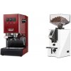 Gaggia Classic E24, red + Eureka Mignon Specialita Compatto, CR white