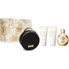 Versace Eros Versace Eros Pour Femme parfumovaná voda 100 ml + parfumovaný sprchovací gél 100 ml + parfumované telové mlieko 100 ml + kozmetická taštička