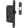 Zámok na posuvné dvere MP 1171 WC (BS - Čierna matná), WC kľúč