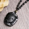 BudNej amulet OCHRANA a LÁSKA z obsidiánu MN6031