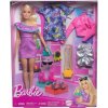 Barbie Fashion Doll s 3 OUTFITMI Doplnky Šaty s flitrami Blazer